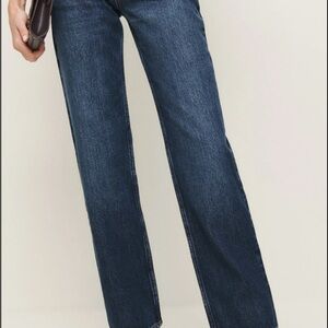 Reformation Abby Low Rise Straight Leg Jeans